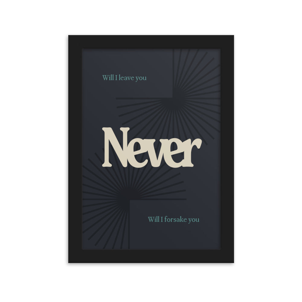 Never Will I Leave You, Never Will I Forsake You 21x30cm (8x12in) Print (S&P x Travis Cooper Collection)
