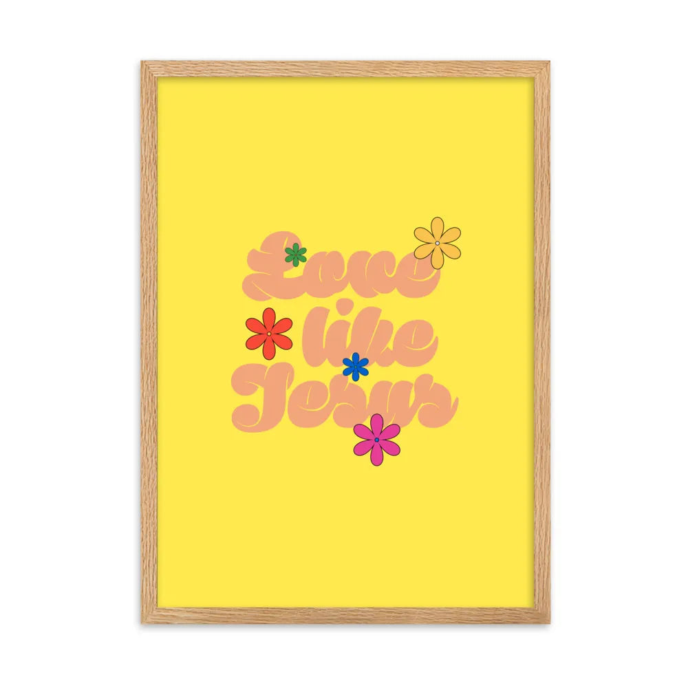 Love Like Jesus 50x70cm (19x27in) Print (S&P x McCall Gilbert Collection)