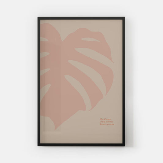 Dusty Pink Plant 02 Print (Neutrals Collection)