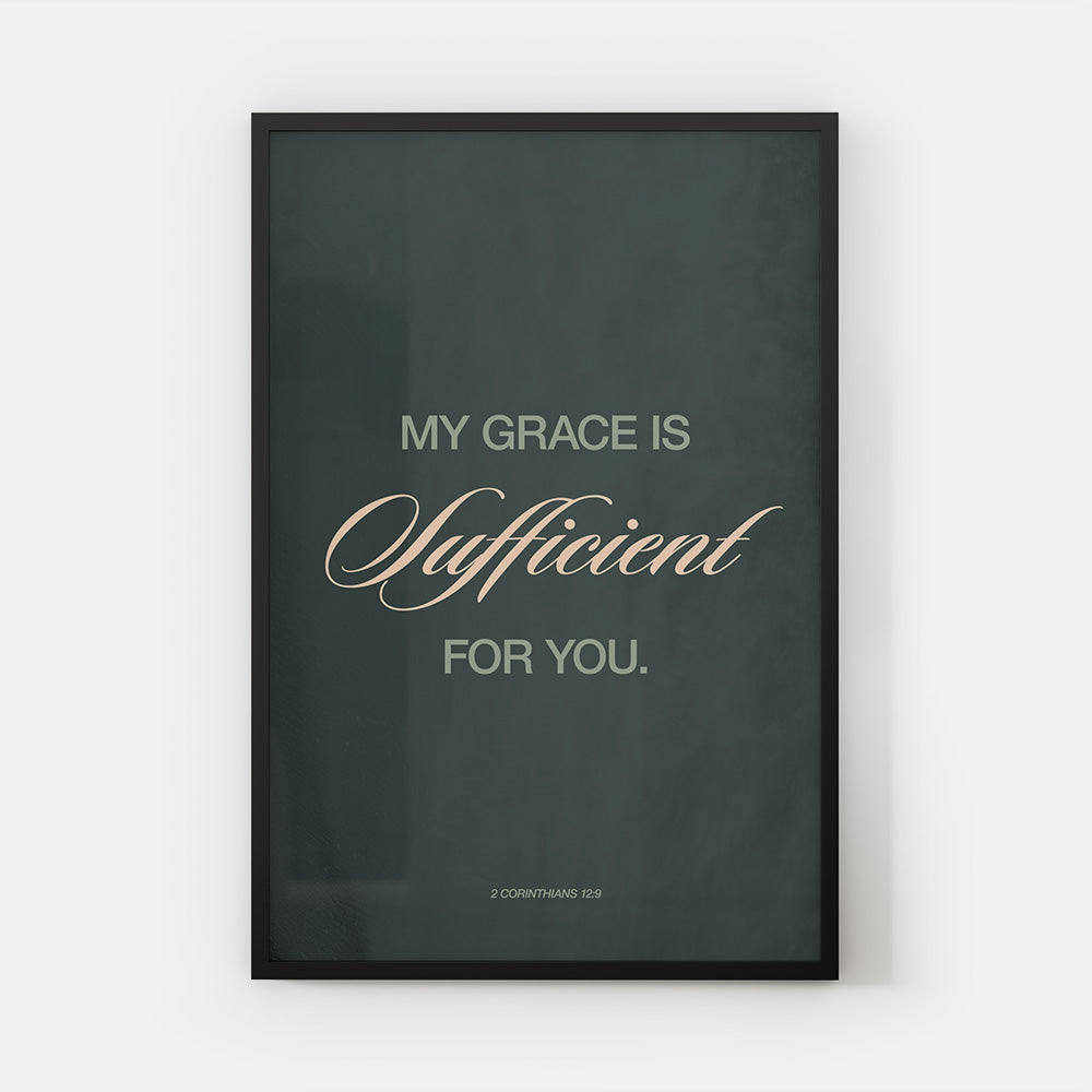 My Grace Is Sufficient For You Print (S&P x Travis Cooper Collection)
