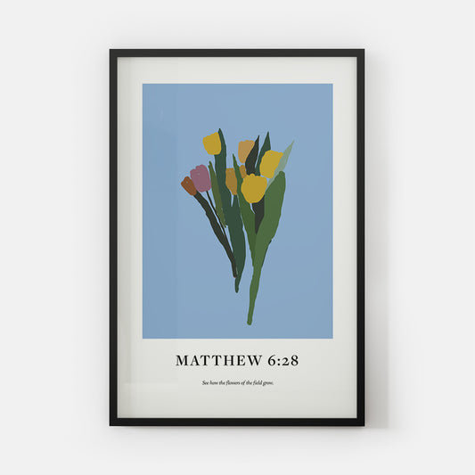 Matthew 6:28 Bouquet (Neutrals Collection)