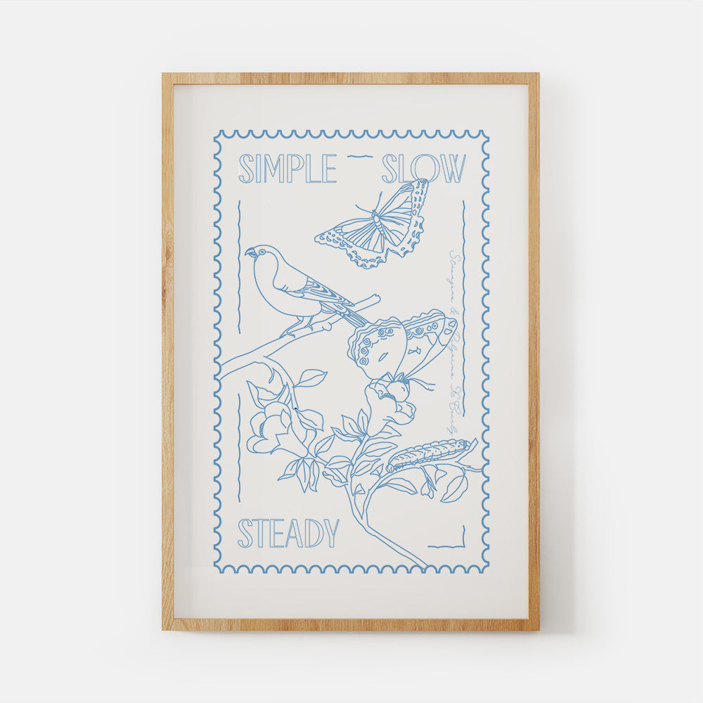 Simple Slow Steady Print (S&P x Cecily Collection)