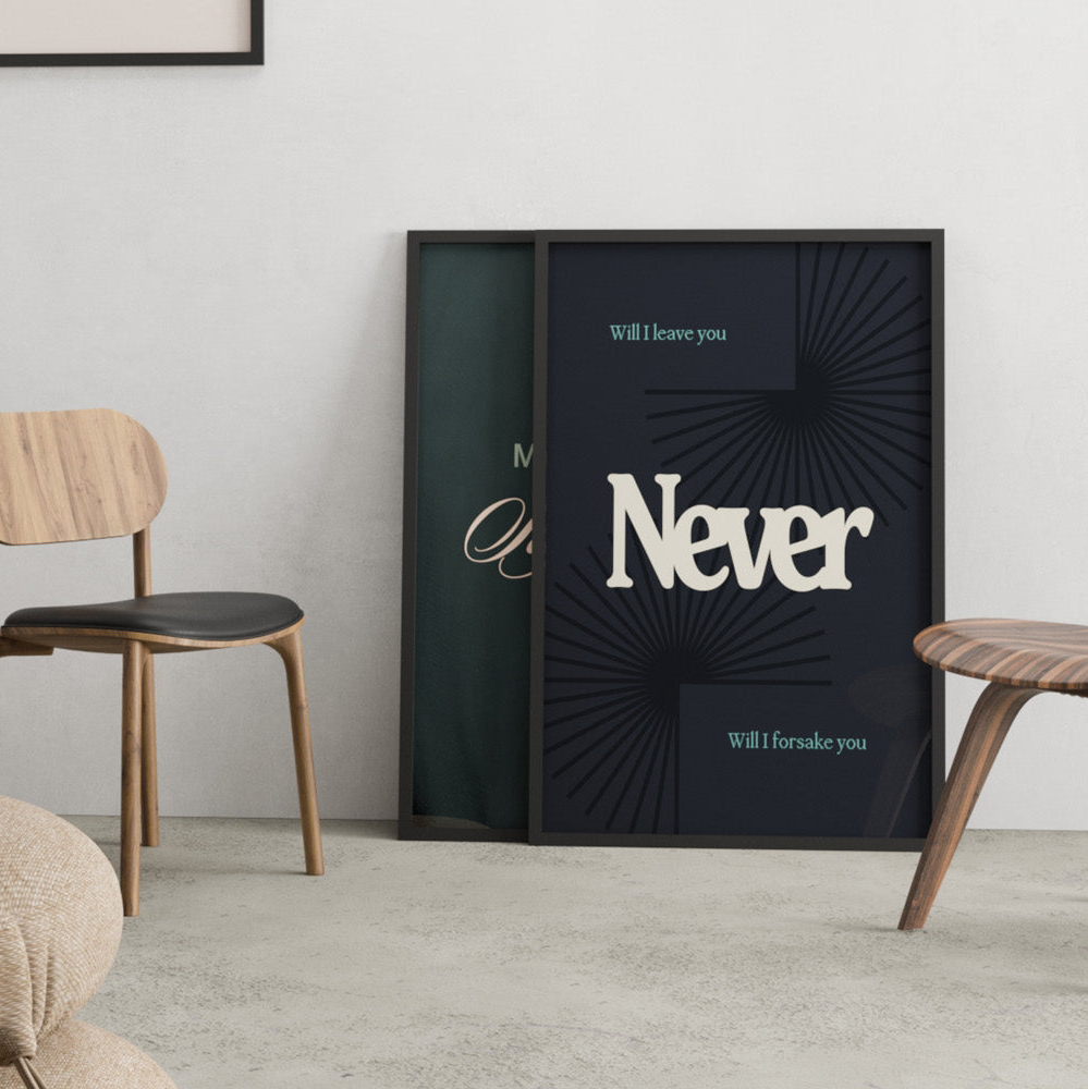 Never Will I Leave You Digital Print