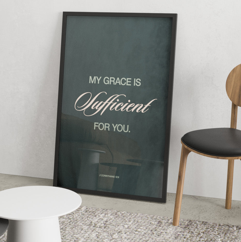 My Grace Is Sufficient For You Digital Print Bundle (All 4 Sizes)