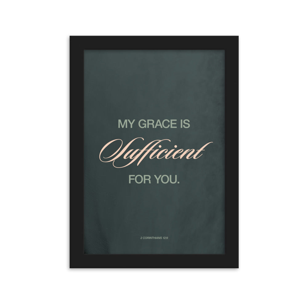 My Grace Is Sufficient For You 21x30cm (8x12in) Print (S&P x Travis Cooper Collection)