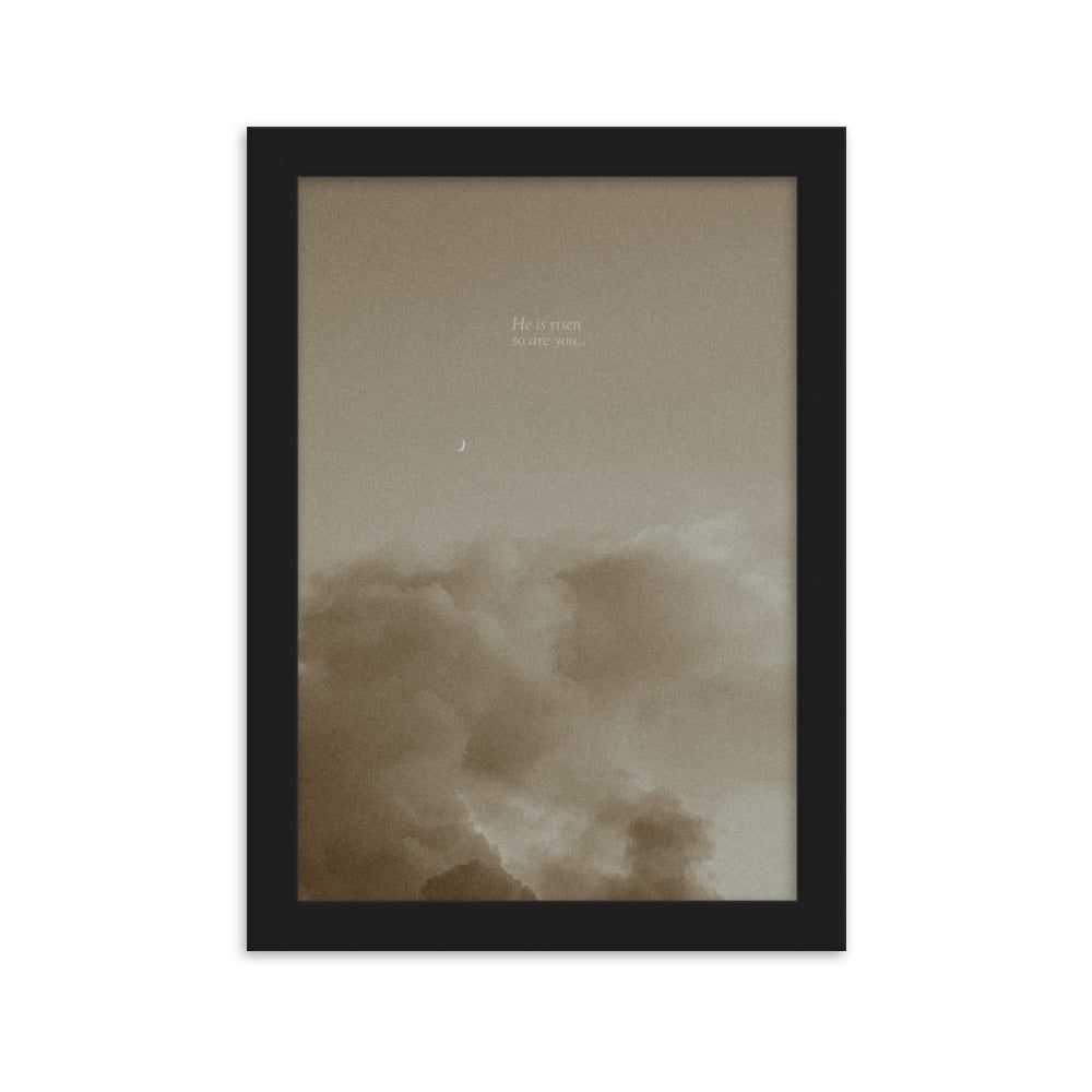 He Is Risen, So Are You 21x30cm (8x12in) Print (Neutrals Collection)