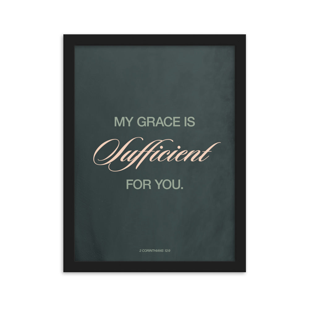 My Grace Is Sufficient For You 30x40cm (12x15in) Print (S&P x Travis Cooper Collection)