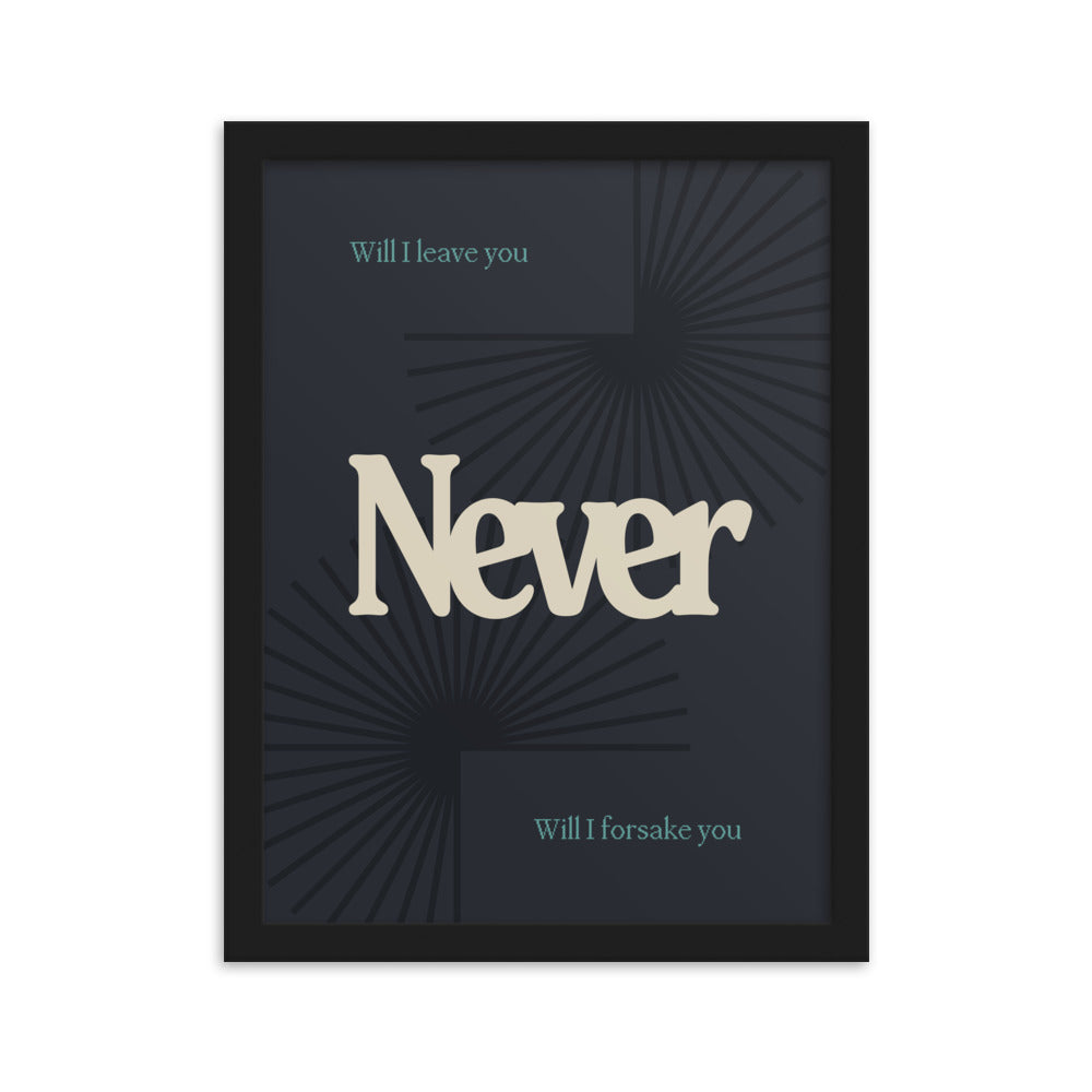 Never Will I Leave You, Never Will I Forsake You 30x40cm (12x15in) Print (S&P x Travis Cooper Collection)