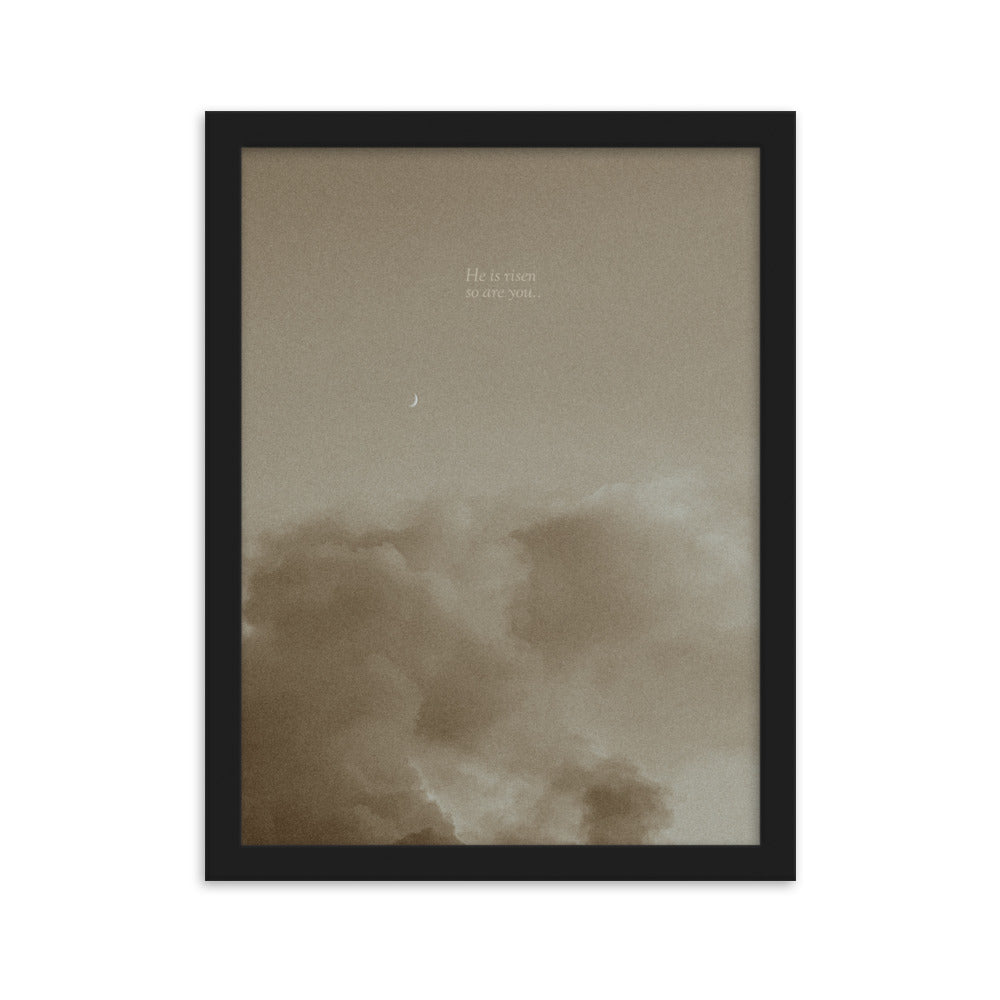He Is Risen, So Are You 30x40cm (12x15in) Print (Neutrals Collection)