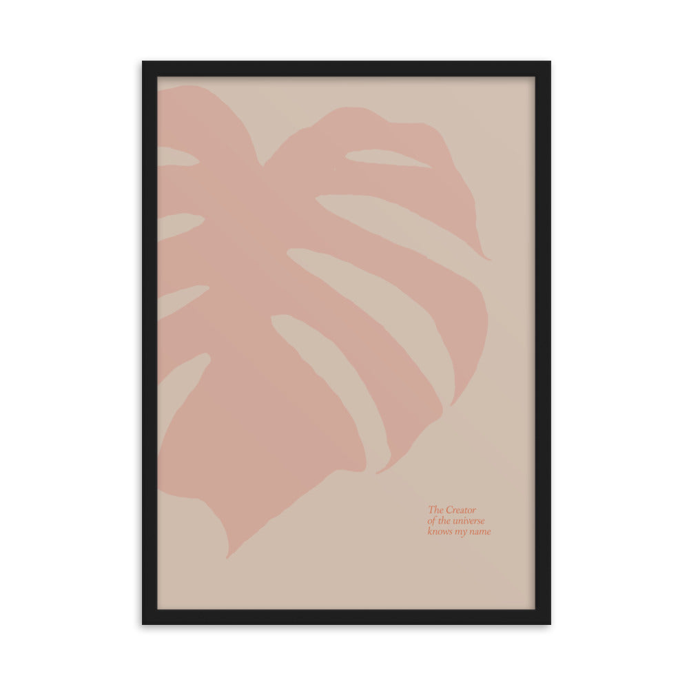 Dusty Pink Plant 02 50x70cm (19x27in) Print (Neutrals Collection)