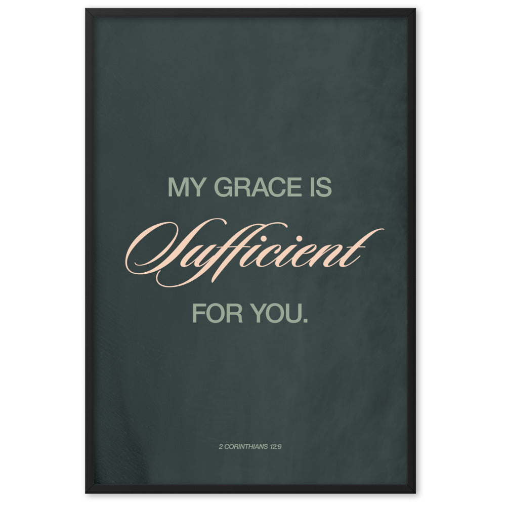 My Grace Is Sufficient For You 61x91cm (24x35in) Print (S&P x Travis Cooper Collection)