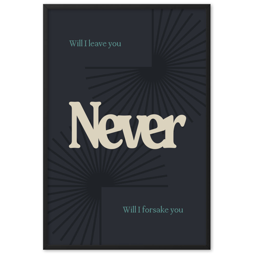 Never Will I Leave You, Never Will I Forsake You 61x91cm (24x35in) Print (S&P x Travis Cooper Collection)