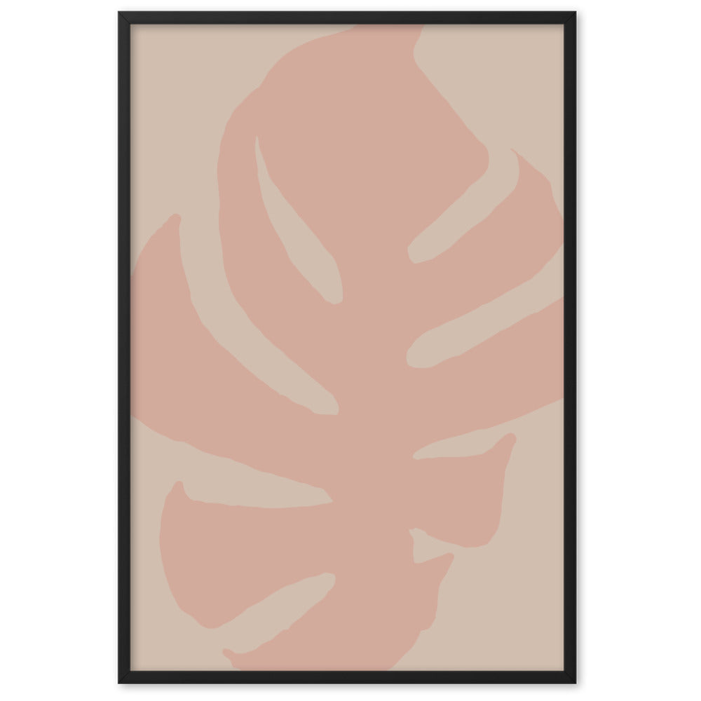 Dusty Pink Plant 61x91cm (24x35in) Print (Neutrals Collection)