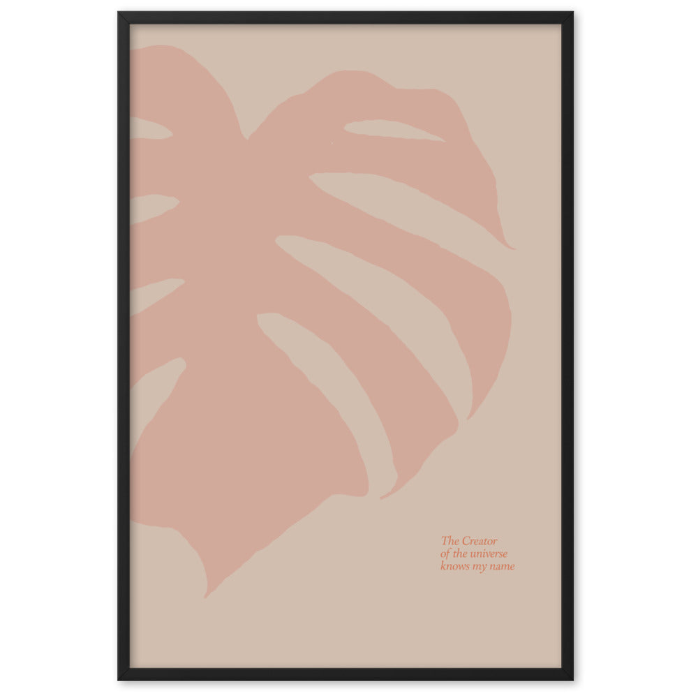 Dusty Pink Plant 02 61x91cm (24x35in) Print (Neutrals Collection)