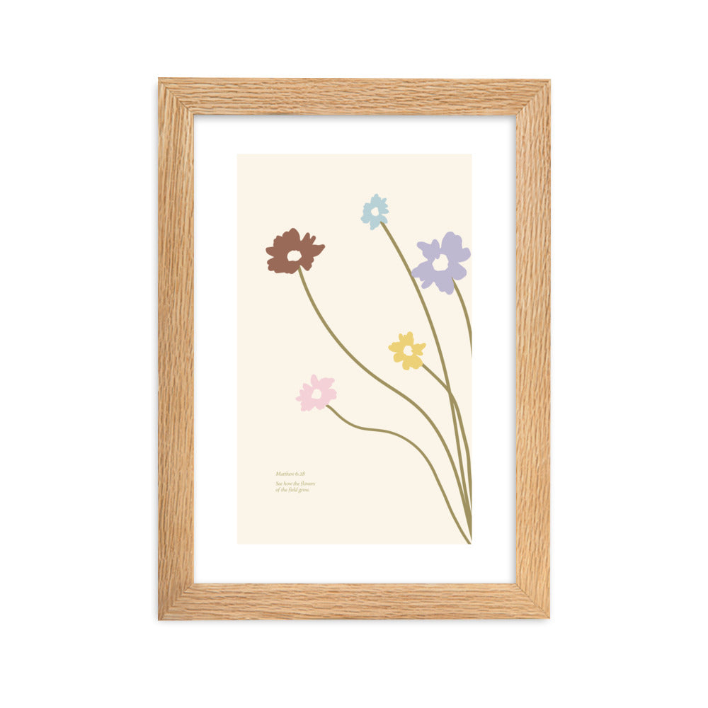 Flowers Of The Field 04 21x30cm (8x12in) Print (S&P x Grace Frank Collection)