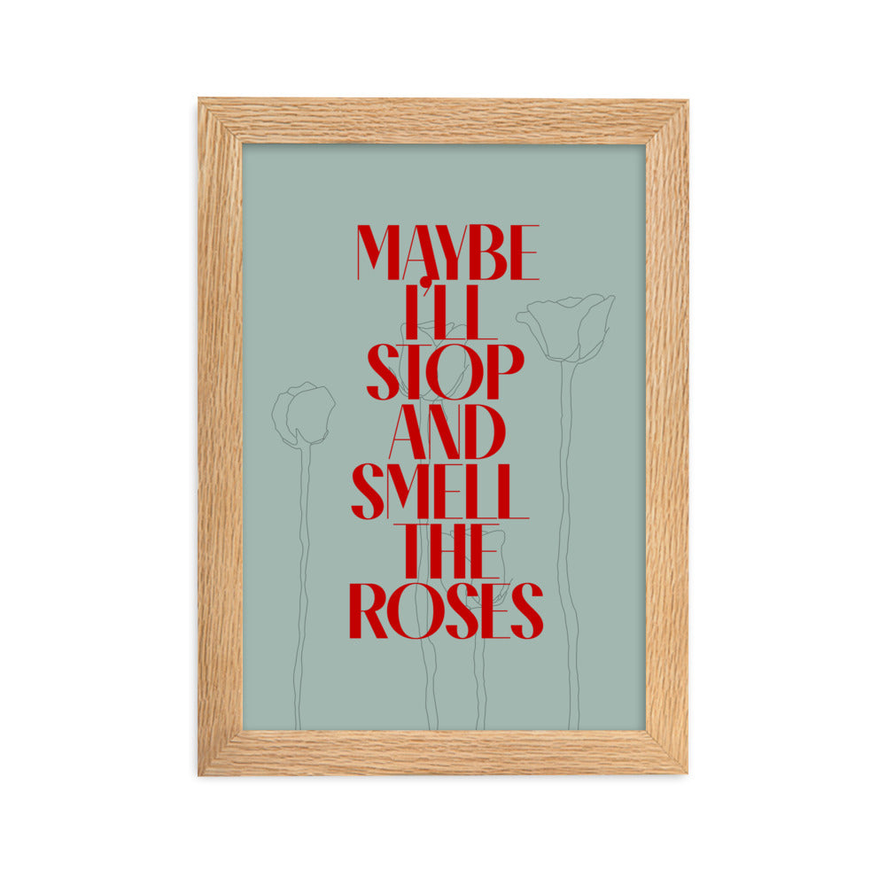 Smell The Roses 21x30cm (8x12in) Print (S&P x Cecily Collection)