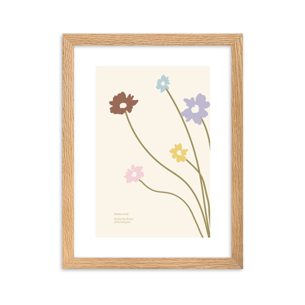 Flowers Of The Field 04 30x40cm (12x15in) Print (S&P x Grace Frank Collection)