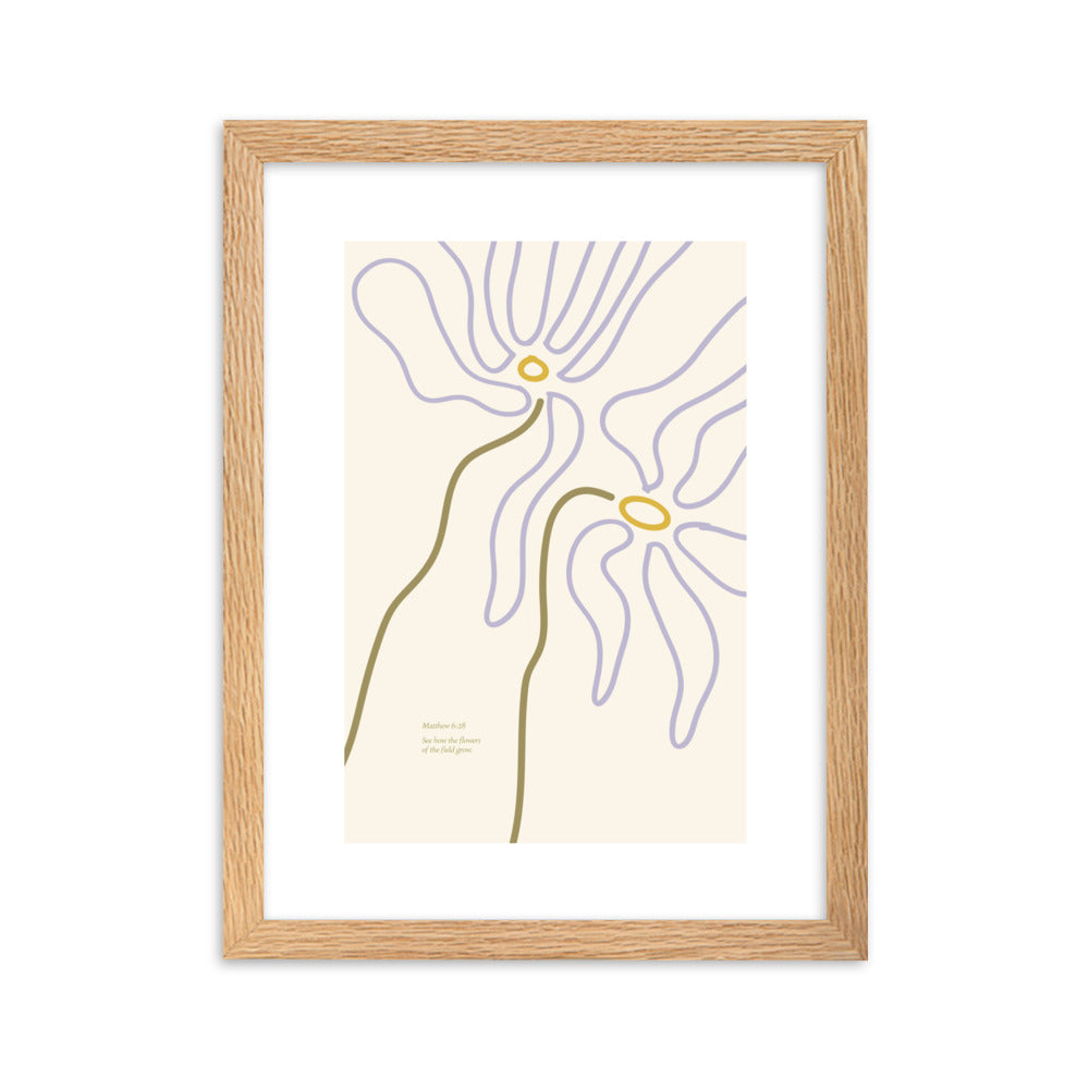 Flowers Of The Field 05 30x40cm (12x15in) Print (S&P x Grace Frank Collection)