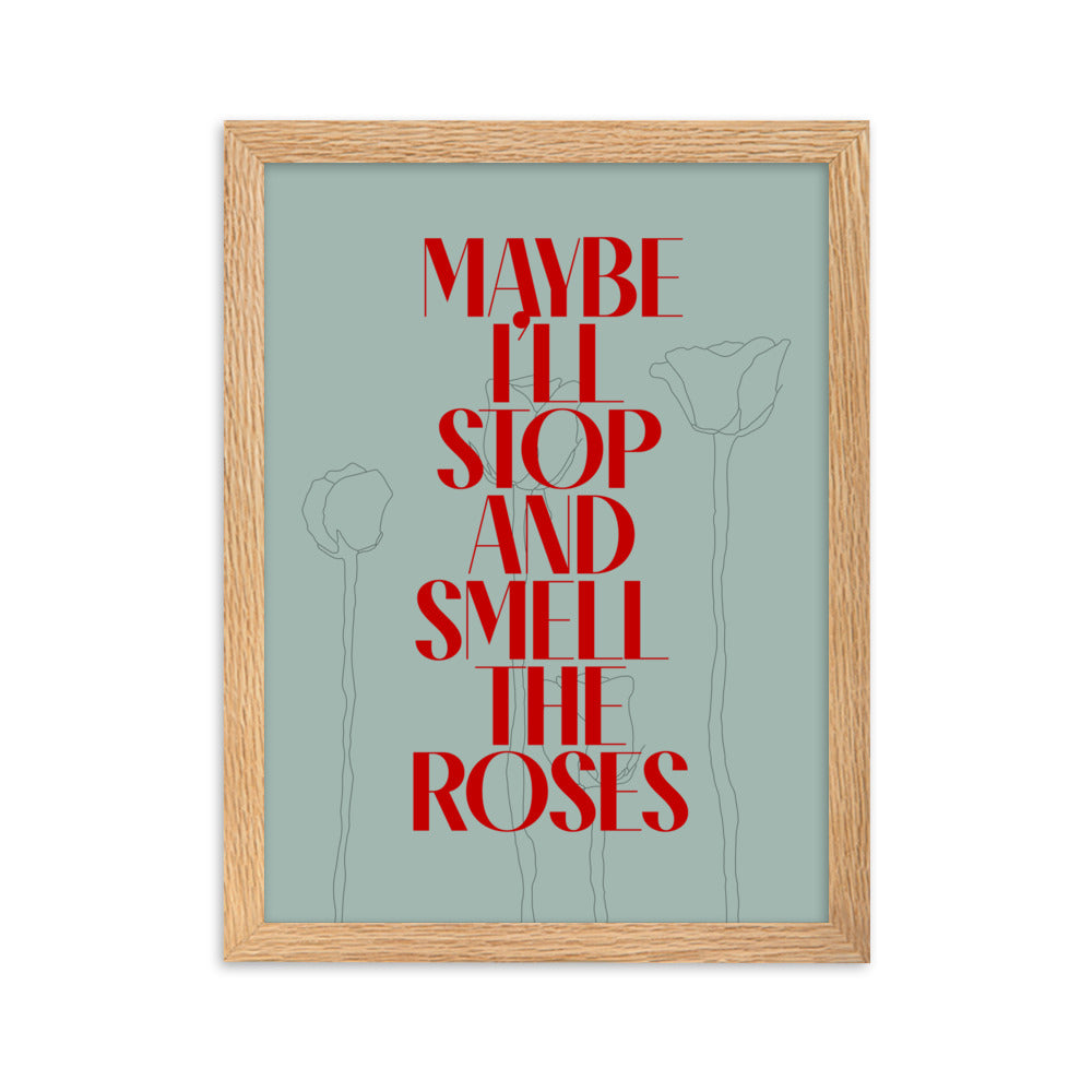 Smell The Roses 30x40cm (12x15in) Print (S&P x Cecily Collection)