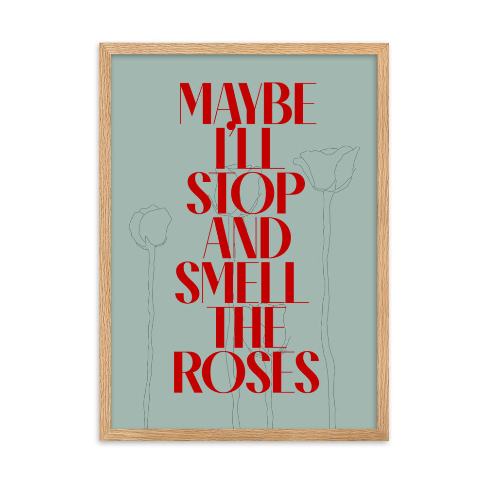 Smell The Roses 50x70cm (19x27in) Print (S&P x Cecily Collection)
