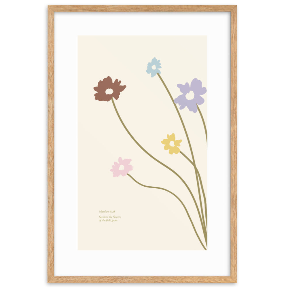 Flowers Of The Field 04 61x91cm (24x35in) Print (S&P x Grace Frank Collection)
