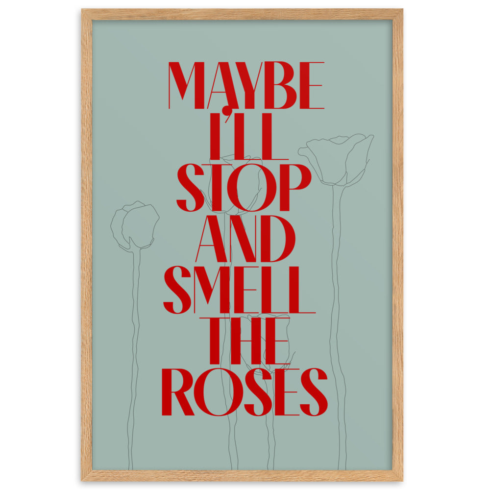 Smell The Roses 61x91cm (24x36in) Print (S&P x Cecily Collection)
