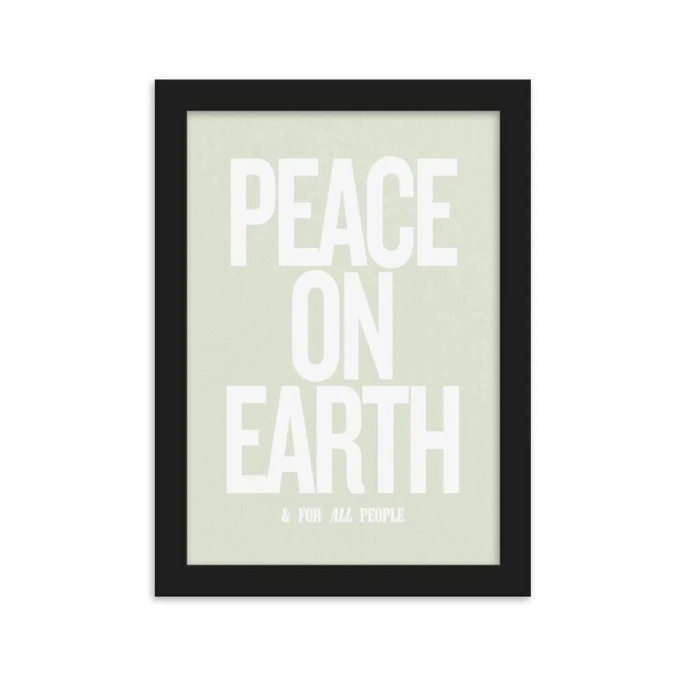 Peace On Earth No2 21x30cm (8x12in) Print (S&P x Alex Rodriguez Collection)