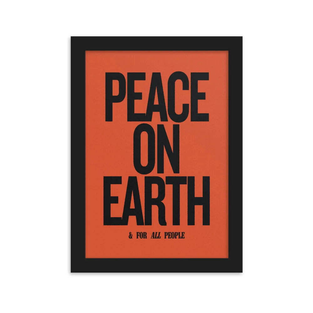 Peace On Earth 21x30cm (8x12in) Print (S&P x Alex Rodriguez Collection)